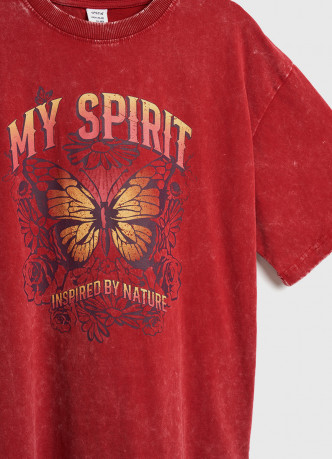 Футболка с принтом для девочек