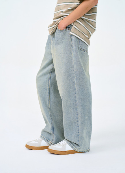 Джинсы Wide leg для мальчиков Синий 2999₽