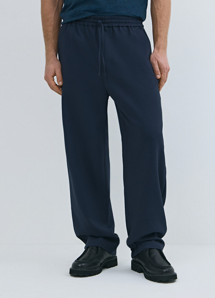 Широкие брюки на кулиске