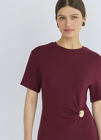 Платье-футболка с декором