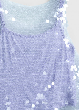 Топ с пайетками для девочек