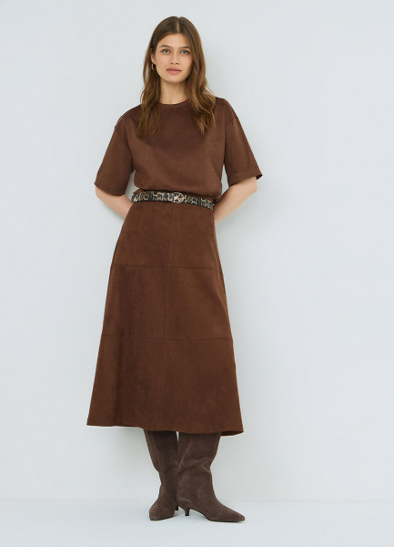 

Футболка из искусственной замши, Оранжевый