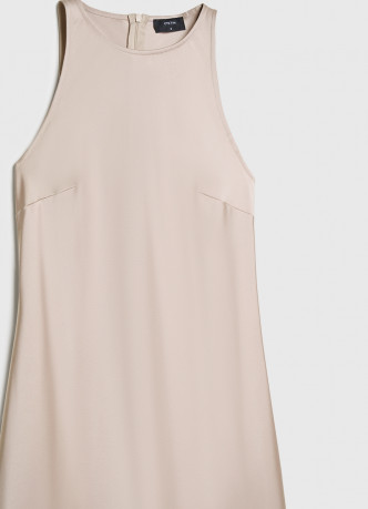 Сатиновое платье макси