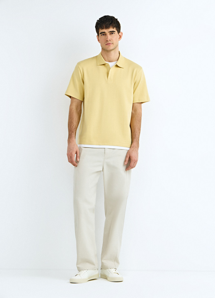 Поло с имитацией футболки