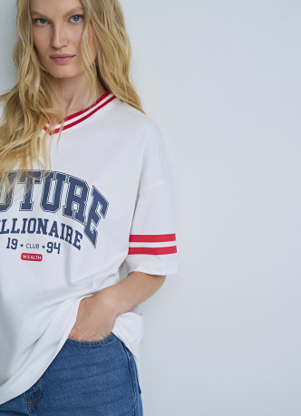 Футболка с принтом