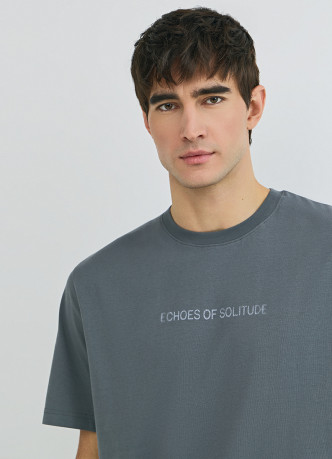 Футболка с текстовым принтом