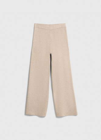 Вязаные широкие брюки