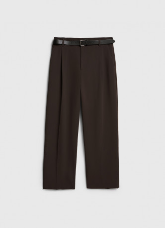 Широкие брюки с ремнём