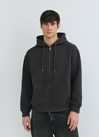 Толстовка на молнии с капюшоном