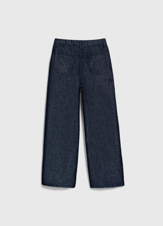 Джинсы Straight с люрексом для девочек