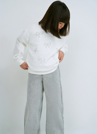 Широкие джинсы для девочек