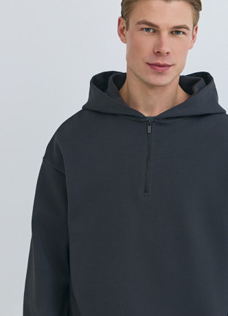 Толстовка с капюшоном на молнии