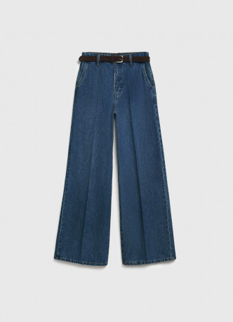 Широкие джинсы Wide leg с высокой посадкой