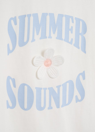 Футболка с принтом для девочек