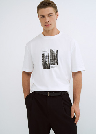 Футболка с принтом