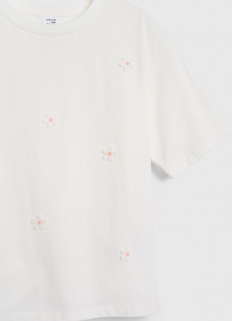 Футболка с декором для девочек