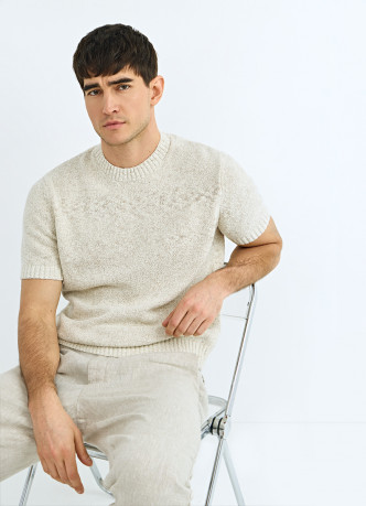 Футболка из текстурной пряжи