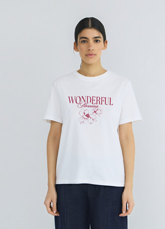 Футболка с принтом