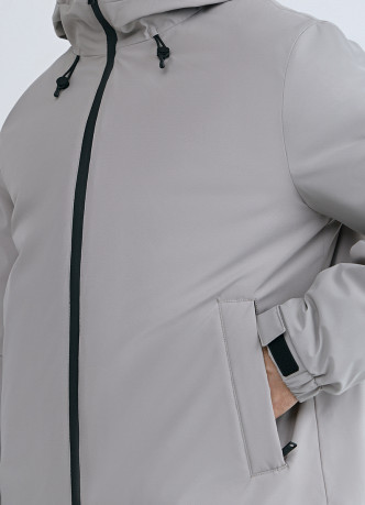 Утеплённая куртка с капюшоном