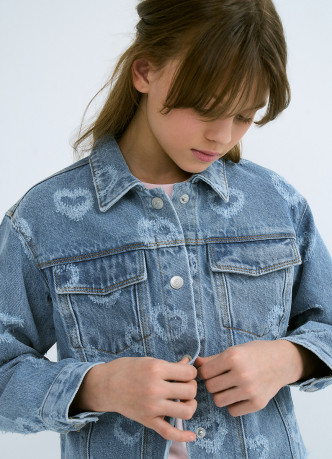 Джинсовая куртка для девочек