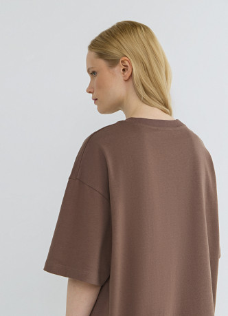 Футболка оверсайз с принтом