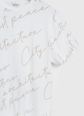 Футболка с принтом