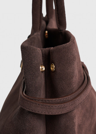 Сумка из натуральной замши