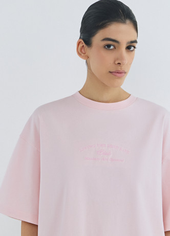 Футболка оверсайз с вышивкой