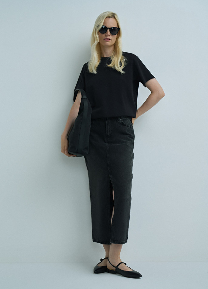 Джинсовая юбка