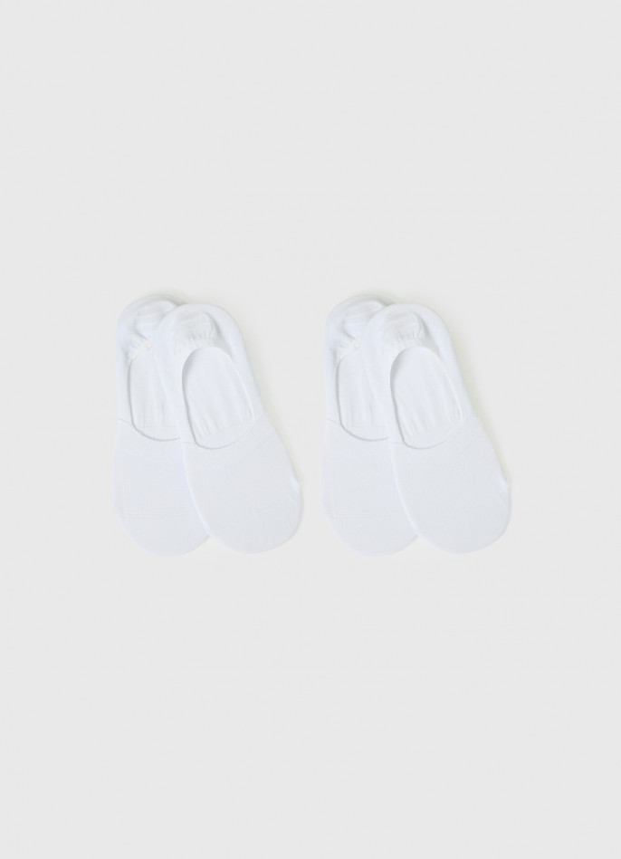 Носки-подследники из хлопка, 2 пары