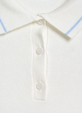 Вязаное поло для девочек