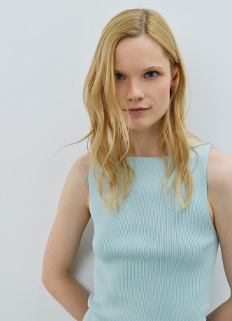 Майка в рубчик