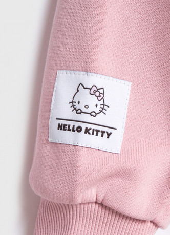 Свитшот с вышивкой Hello Kitty для девочек