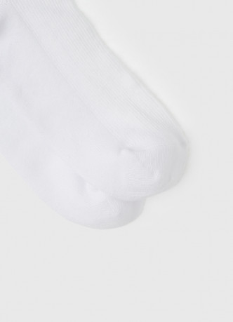 Носки в рубчик с сердечком