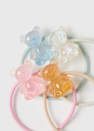 Набор резинок для волос для девочек, 4 шт.