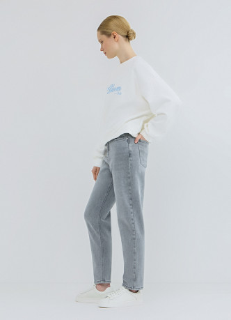 Джинсы Mom с высокой посадкой