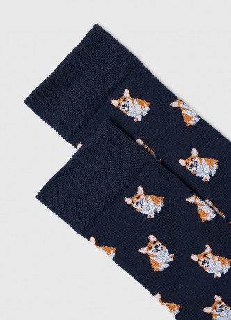 Носки с жаккардовым рисунком