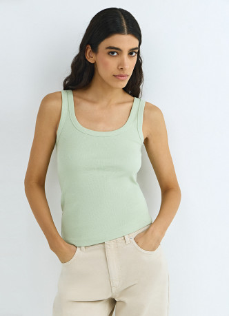 Базовая майка в рубчик