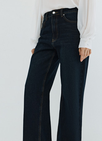 Широкие джинсы Wide leg с высокой посадкой