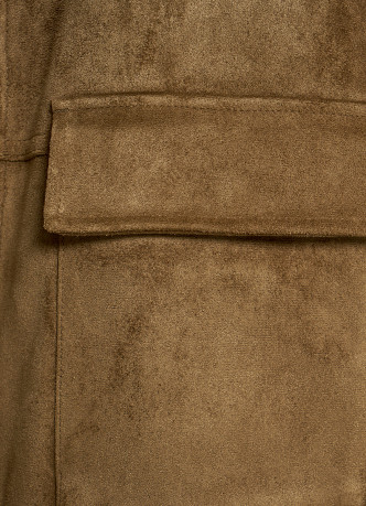 Куртка-рубашка из искусственной замши