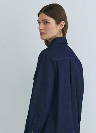 Джинсовая рубашка