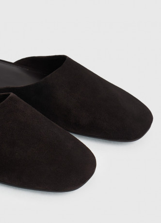 Замшевые мюли