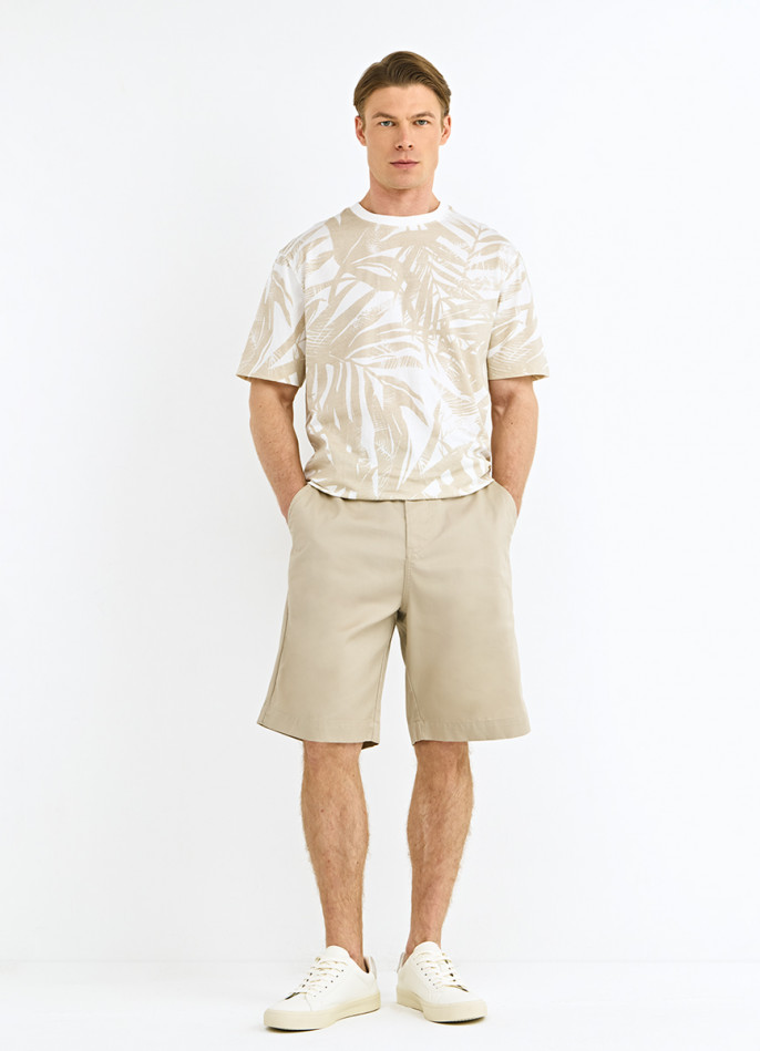 Шорты из лиоцелла и хлопка