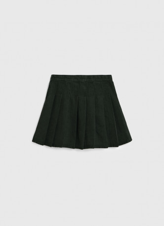 Джинсовая юбка в складку для девочек