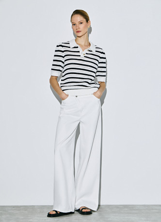 Поло структурной вязки