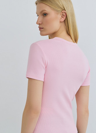 Футболка в рубчик