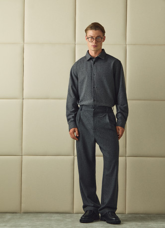 Рубашка из смесовой шерсти