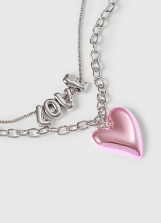 Ожерелье с подвесками для девочек, 2 шт.