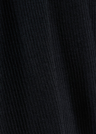 Водолазка из шерсти в рубчик