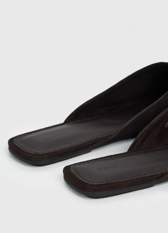 Замшевые мюли